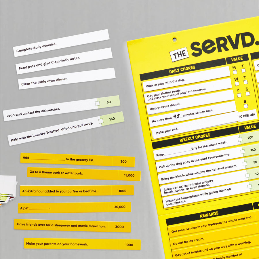 The SERVD Chore Chart